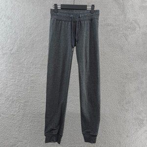 LULULEMON Joggers Womens 4 Gray Sweatpants with Zipper Pocket